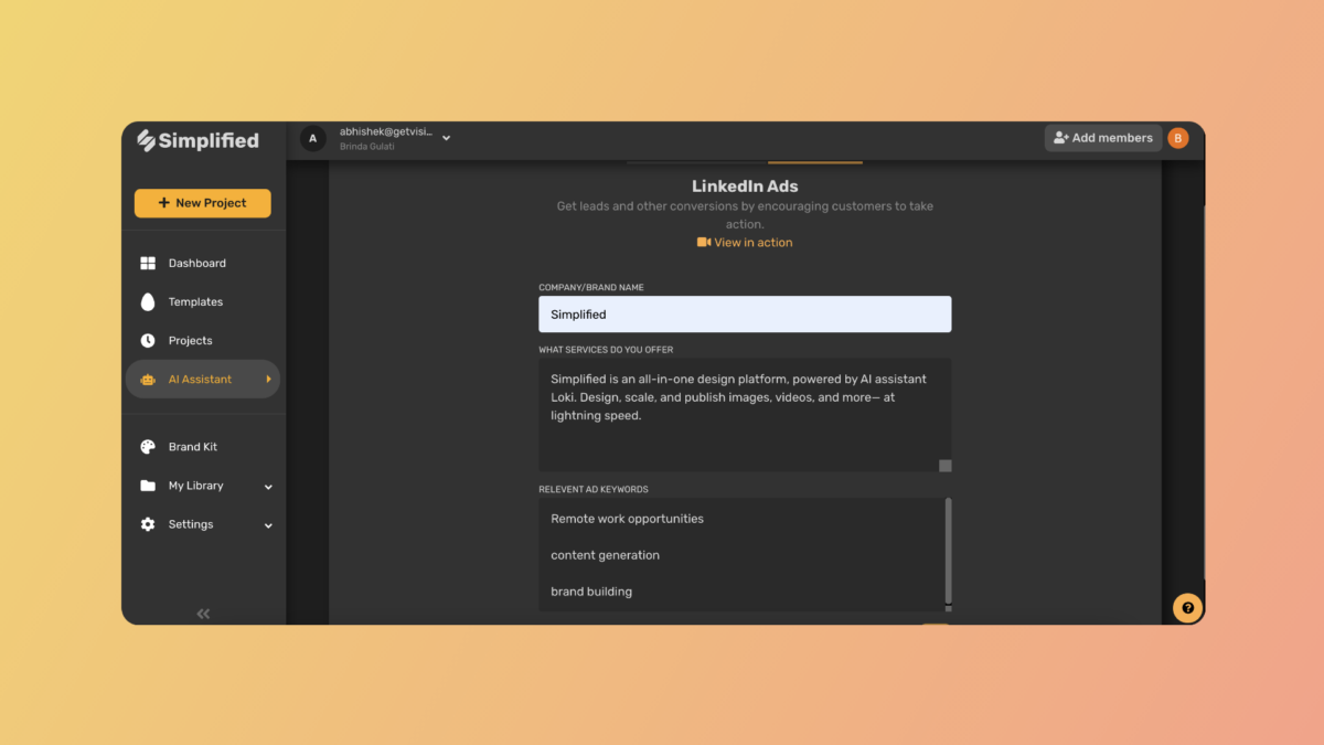 How to run successful LinkedIn ads with AI - Simplified Academy
