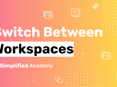 switch between workspaces