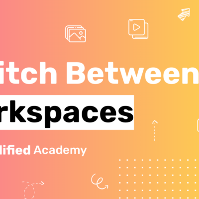 switch between workspaces