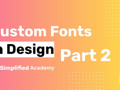 custom fonts in design part 2