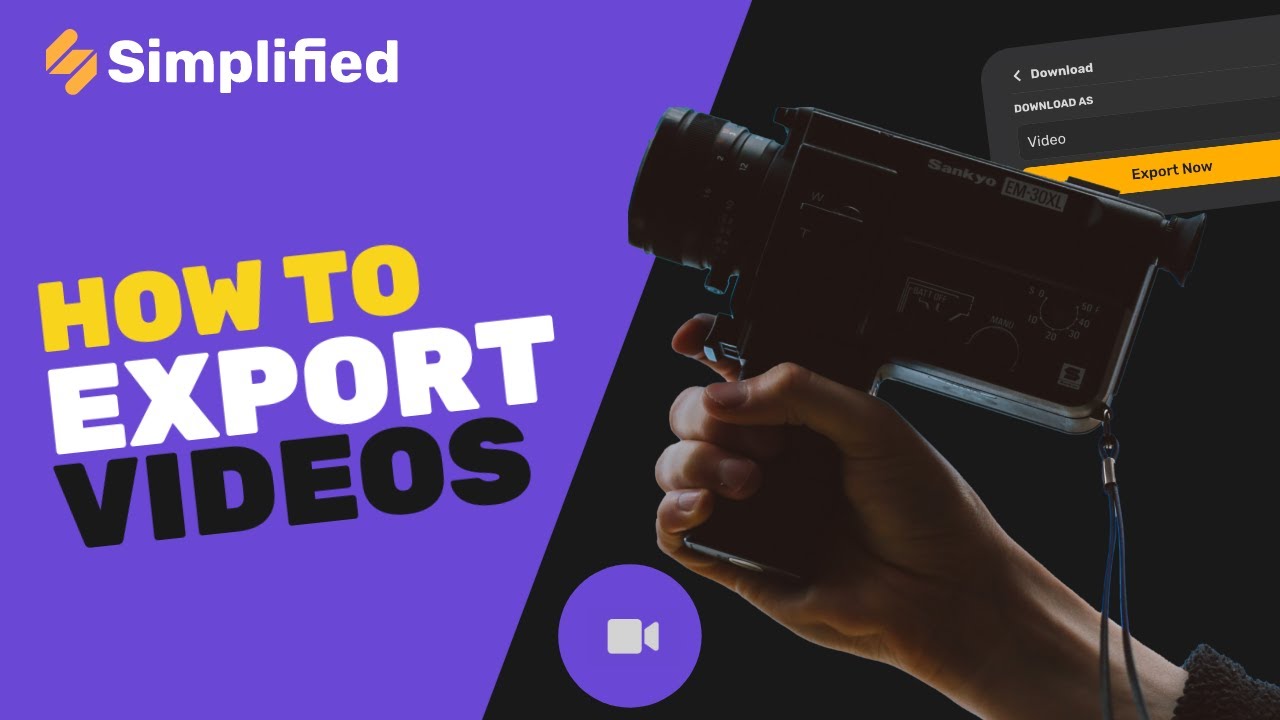 How can I export videos