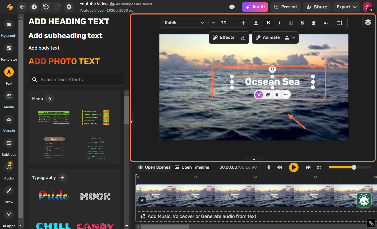 How To Add Text To Video - Types Of Fonts And Animations?