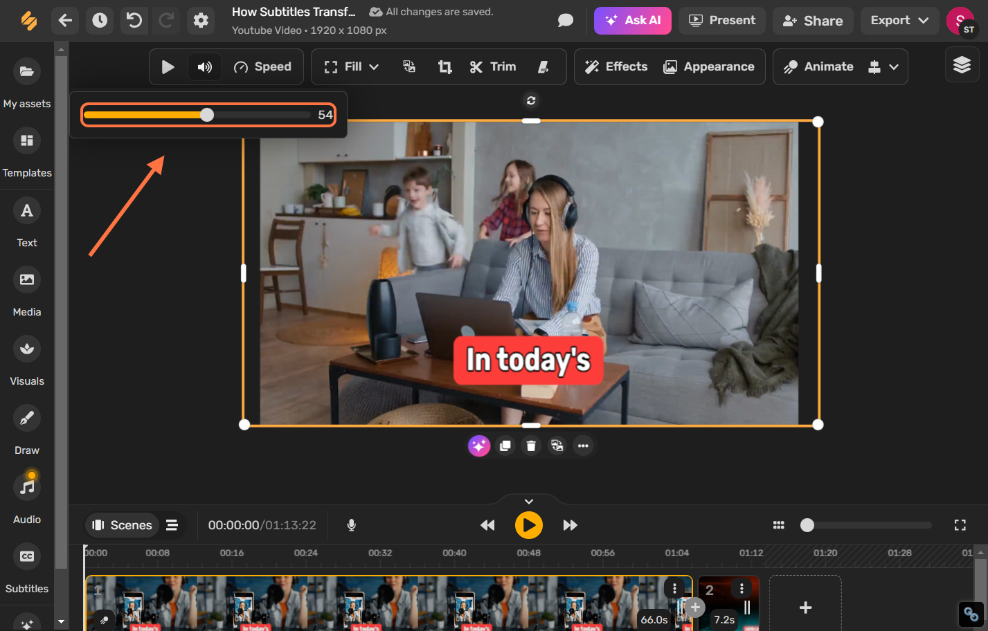 How To Change The Volume Level Of Videos